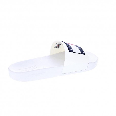 Chanclas Tommy Hilfiger zapatos Hombre modelo Flag Pool Blanco 