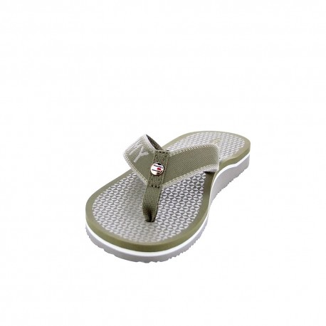 Chanclas Tommy Hilfiger zapatos Mujer modelo Tommy Shiny Beige 