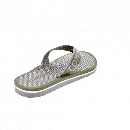 Chanclas Tommy Hilfiger zapatos Mujer modelo Tommy Shiny Beige 