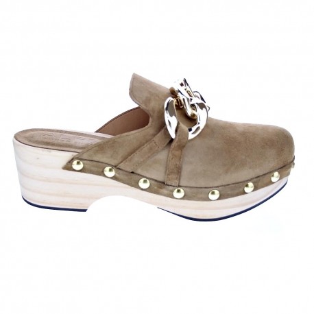 Zuecos Alpe zapatos Mujer modelo 22791101 Marrón 