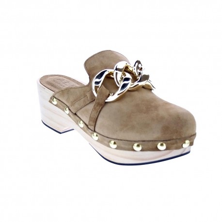 Zuecos Alpe zapatos Mujer modelo 22791101 Marrón 