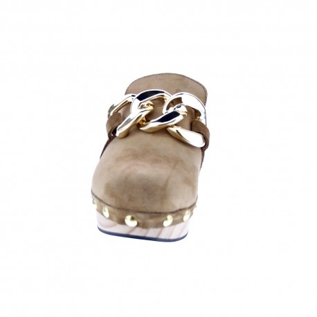 Zuecos Alpe zapatos Mujer modelo 22791101 Marrón 