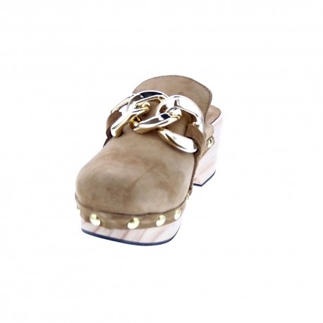 Zuecos Alpe zapatos Mujer modelo 22791101 Marrón 