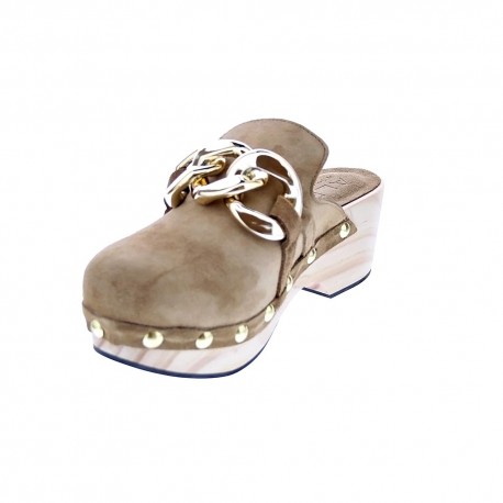 Zuecos Alpe zapatos Mujer modelo 22791101 Marrón 