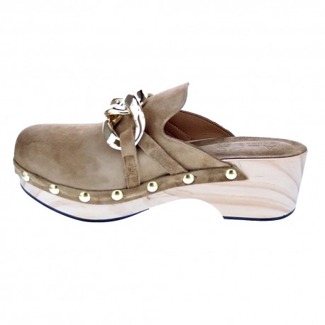 Zuecos Alpe zapatos Mujer modelo 22791101 Marrón 