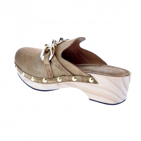 Zuecos Alpe zapatos Mujer modelo 22791101 Marrón 