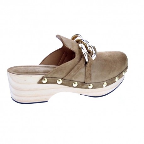 Zuecos Alpe zapatos Mujer modelo 22791101 Marrón 