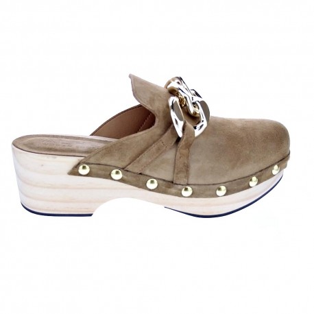 Zuecos Alpe zapatos Mujer modelo 22791101 Marrón 