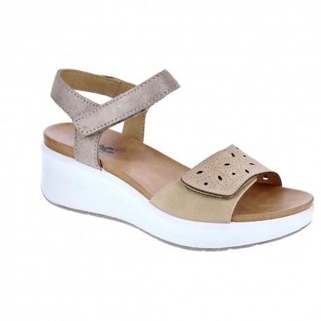 Sandalias Imac zapatos Mujer modelo 158100 Beige 
