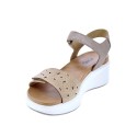 Sandalias Imac zapatos Mujer modelo 158100 Beige 