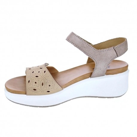 Sandalias Imac zapatos Mujer modelo 158100 Beige 