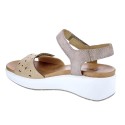 Sandalias Imac zapatos Mujer modelo 158100 Beige 