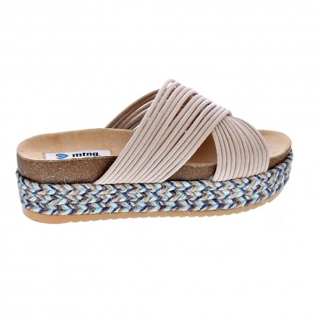 Sandalias Mtng zapatos Mujer modelo 50403 Beige 