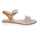 Sandalias Mtng zapatos Mujer modelo 51332 Beige 