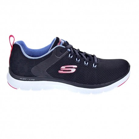 Zapatillas Skechers zapatos Mujer modelo Flez Appeal Negro 