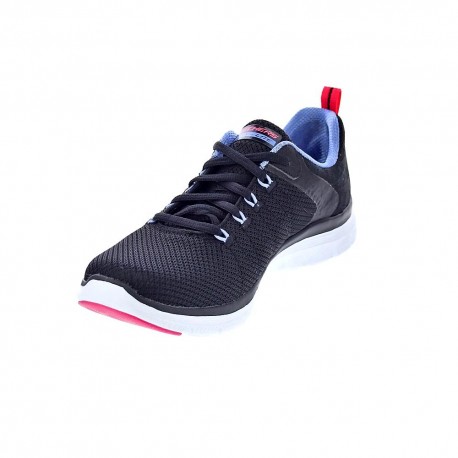 Zapatillas Skechers zapatos Mujer modelo Flez Appeal Negro 