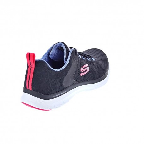 Zapatillas Skechers zapatos Mujer modelo Flez Appeal Negro 