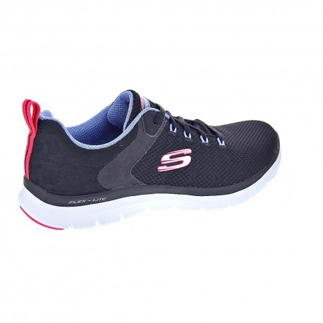 Zapatillas Skechers zapatos Mujer modelo Flez Appeal Negro 