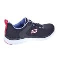 Zapatillas Skechers zapatos Mujer modelo Flez Appeal Negro 