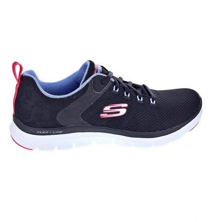 Zapatillas Skechers zapatos Mujer modelo Flez Appeal Negro 