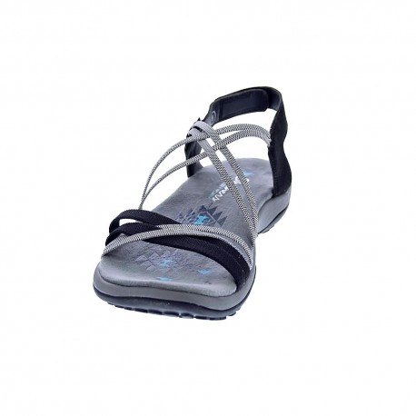 Sandalias Skechers zapatos Mujer modelo Reggae Slim Negro 
