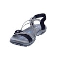 Sandalias Skechers zapatos Mujer modelo Reggae Slim Negro 