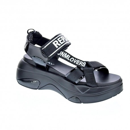 Sandalias Replay zapatos Mujer modelo Wellow Negro 