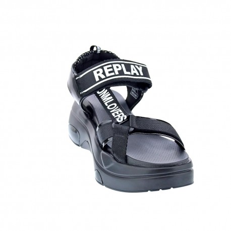 Sandalias Replay zapatos Mujer modelo Wellow Negro 