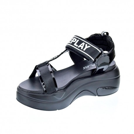 Sandalias Replay zapatos Mujer modelo Wellow Negro 