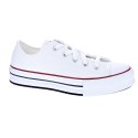 Zapatillas Converse zapatos Niña modelo All Star Eva Lift Plataforma Blanco Cordón