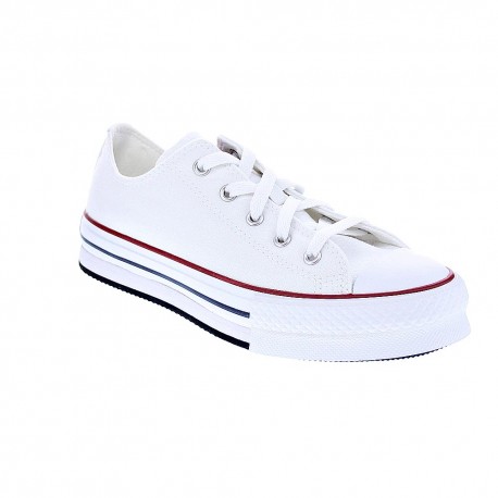 Zapatillas Converse zapatos Niña modelo All Star Eva Lift Plataforma Blanco Cordón