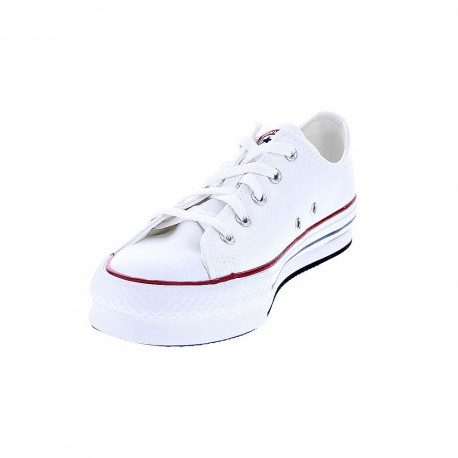Zapatillas Converse zapatos Niña modelo All Star Eva Lift Plataforma Blanco Cordón