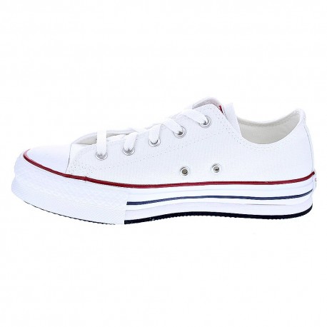 Zapatillas Converse zapatos Niña modelo All Star Eva Lift Plataforma Blanco Cordón
