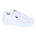 Zapatillas Tommy Hilfiger zapatos Mujer modelo Flatform Essential Blanco 