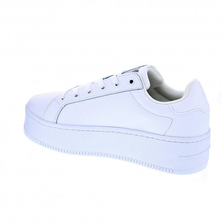 Zapatillas Tommy Hilfiger zapatos Mujer modelo Flatform Essential Blanco 