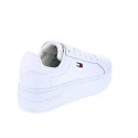 Zapatillas Tommy Hilfiger zapatos Mujer modelo Flatform Essential Blanco 