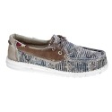 Náuticos Hey Dude zapatos Hombre modelo Weslh Natural Marrón 