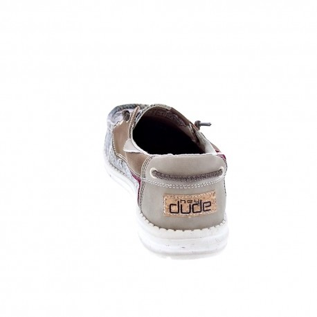Náuticos Hey Dude zapatos Hombre modelo Weslh Natural Marrón 