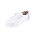 Mocasines Hey Dude zapatos Mujer modelo Wendy Blanco 