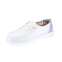 Mocasines Hey Dude zapatos Mujer modelo Wendy Blanco 