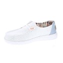 Mocasines Hey Dude zapatos Mujer modelo Wendy Blanco 