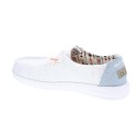 Mocasines Hey Dude zapatos Mujer modelo Wendy Blanco 