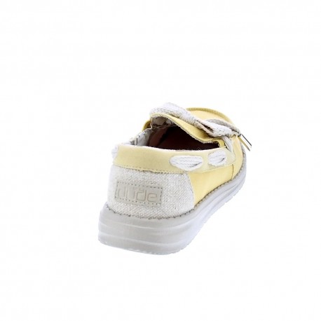 Mocasines Hey Dude zapatos Mujer modelo Effie Bay Amarillo 