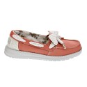Mocasines Hey Dude zapatos Mujer modelo Effie Bay Rojo 