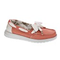 Mocasines Hey Dude zapatos Mujer modelo Effie Bay Rojo 