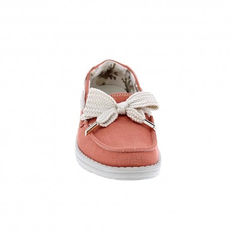 Mocasines Hey Dude zapatos Mujer modelo Effie Bay Rojo 
