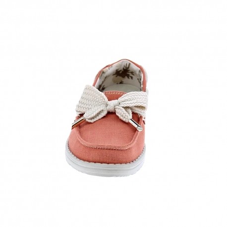 Mocasines Hey Dude zapatos Mujer modelo Effie Bay Rojo 