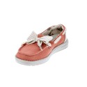 Mocasines Hey Dude zapatos Mujer modelo Effie Bay Rojo 