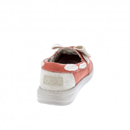 Mocasines Hey Dude zapatos Mujer modelo Effie Bay Rojo 