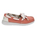Mocasines Hey Dude zapatos Mujer modelo Effie Bay Rojo 